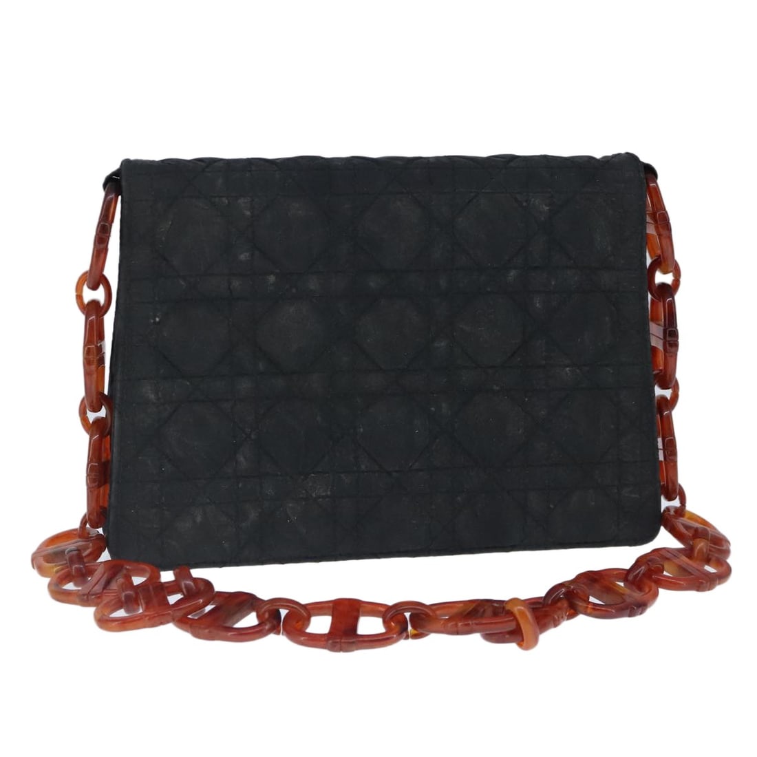 Black Nylon Christian Dior Canage Shoulder Bag Italy: Black Nylon Christian Dior Canage Shoulder Bag Italy This Christian Dior Canage chain shoulder bag is crafted from black nylon and features a sleek, compact silhouette. Designed for women, it offers a