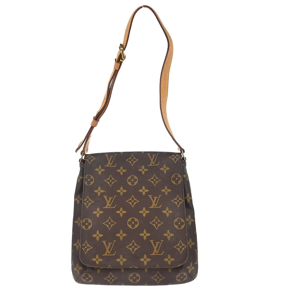 Louis Vuitton Musette Salsa Monogram Canvas Shoulder Bag Brown Medium: Louis Vuitton Musette Salsa Monogram Canvas Shoulder Bag Brown Medium This Louis Vuitton Musette Salsa short shoulder bag features the iconic Monogram canvas leather exterior with a classic brown colo