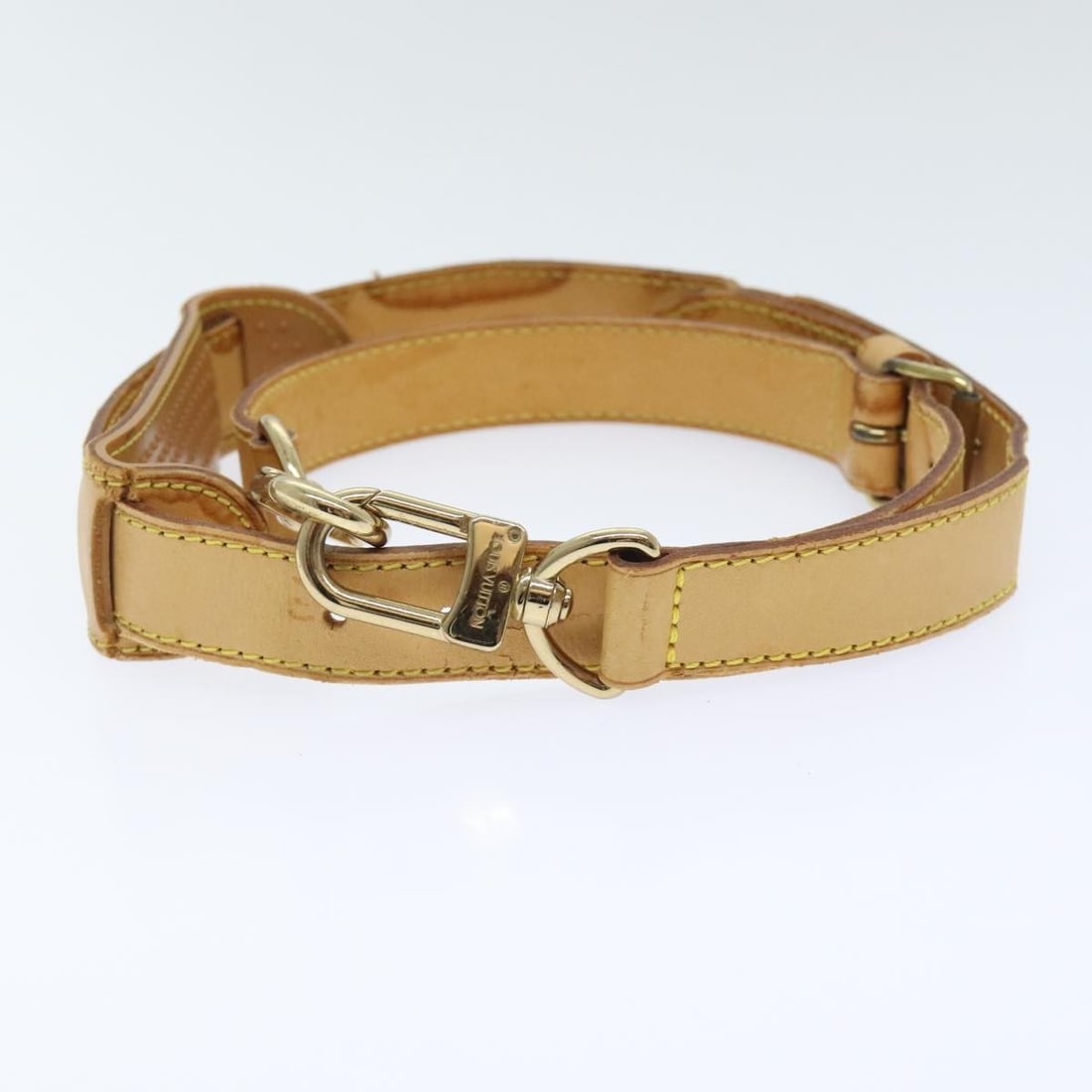 Beige Leather Shoulder Strap Adjustable 31.5-38.6 Inch Louis Vuitton (1 of 7)