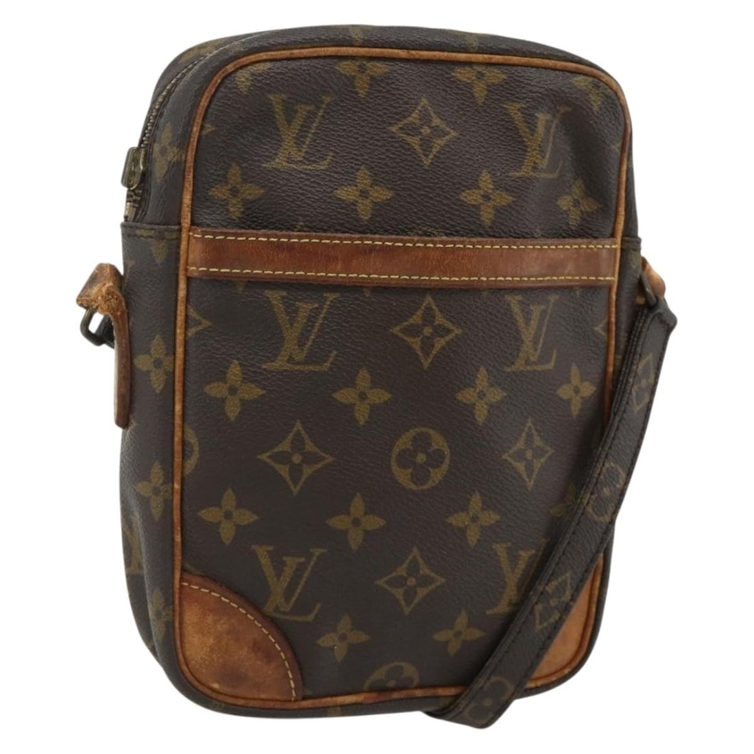 Louis Vuitton Danube Monogram Canvas Shoulder Bag M45266: Louis Vuitton Danube Monogram Canvas Shoulder Bag M45266 This is a Louis Vuitton Monogram Danube Shoulder Bag, model M45266, crafted from the brand's signature Monogram Canvas. Made in France, this wo