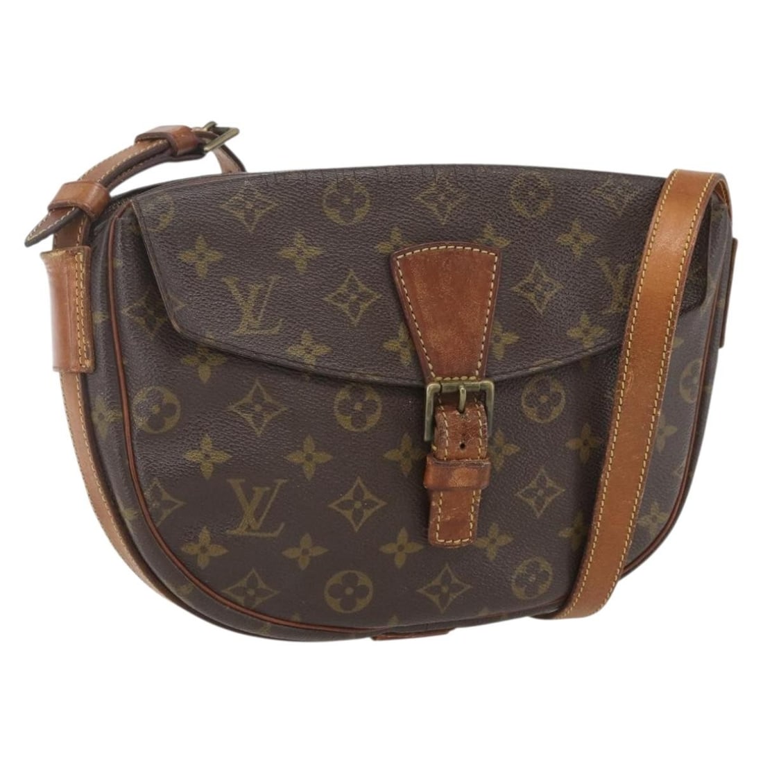 Monogram Canvas Jeune Fille GM Shoulder Bag by Louis Vuitton M51225: Monogram Canvas Jeune Fille GM Shoulder Bag by Louis Vuitton M51225 This Louis Vuitton Jeune Fille GM shoulder bag in Monogram Canvas features a classic monogram pattern and adjustable strap. The bag 