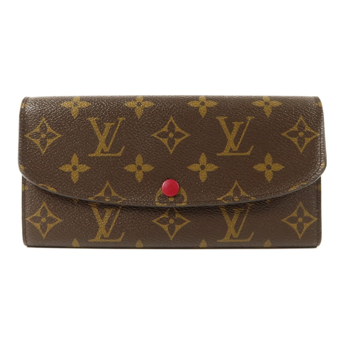 Louis Vuitton Sarah Monogram Brown Long Bifold Wallet with Gold Hardware: Louis Vuitton Sarah Monogram Brown Long Bifold Wallet with Gold Hardware This Louis Vuitton Sarah long wallet features the iconic monogram in brown PVC coated canvas. Designed in a bifold style, it is