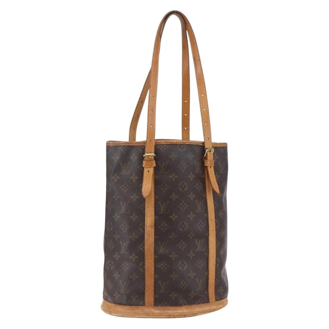 LOUIS VUITTON Monogram Bucket GM Shoulder Bag M42236 Auth France: LOUIS VUITTON Monogram Bucket GM Shoulder Bag M42236 Auth France The Louis Vuitton Monogram Bucket GM Shoulder Bag (M42236) is a stylish and practical accessory, crafted from durable Monogram canvas. 