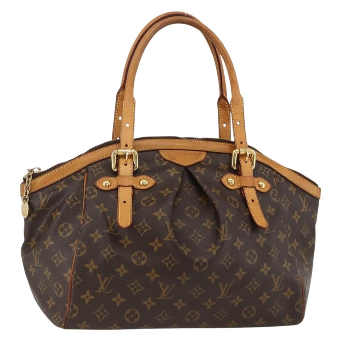 Monogram Canvas Tivoli GM Handbag by Louis Vuitton M40144: Monogram Canvas Tivoli GM Handbag by Louis Vuitton M40144 This Louis Vuitton Monogram Tivoli GM handbag features the iconic monogram canvas and is designed for women. The bag is made in France and off