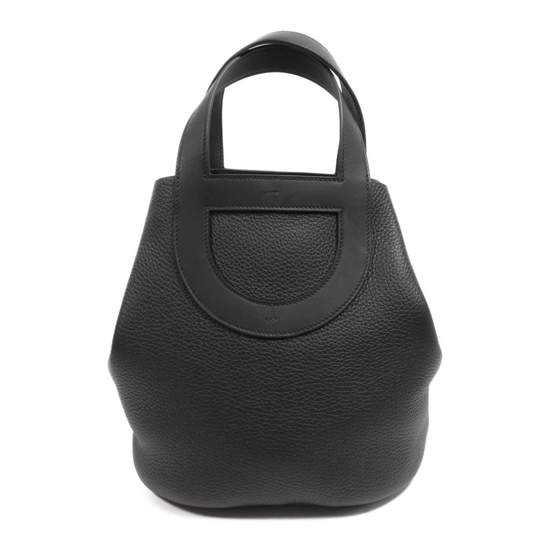 Hermes In The Loop 23 Black Clemence Leather Handbag GHW (1 of 14)
