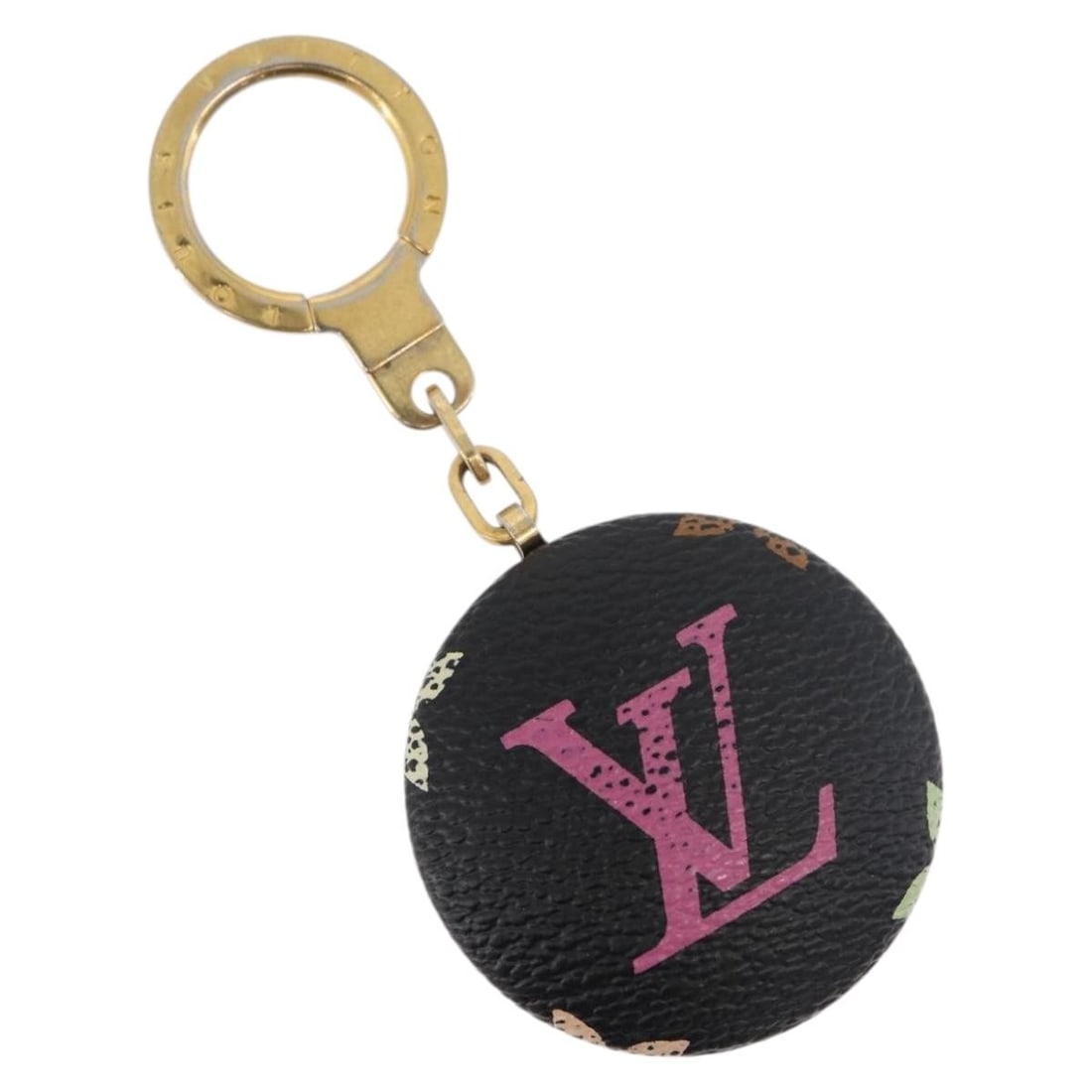 Louis Vuitton Monogram Multicolor Astropill Black Key Holder M51912: Louis Vuitton Monogram Multicolor Astropill Black Key Holder M51912 This Louis Vuitton Monogram Multicolor Astropill Key Holder features the iconic black Monogram Multicolor canvas. Designed for women