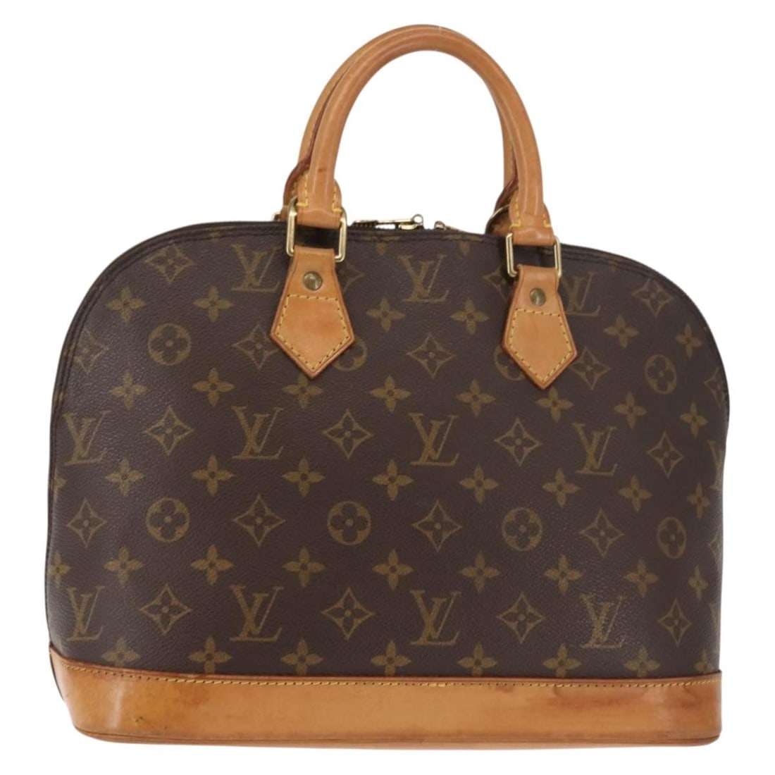 LOUIS VUITTON Monogram Alma Hand Bag M51130 Authentic Vintage: LOUIS VUITTON Monogram Alma Hand Bag M51130 Authentic Vintage This LOUIS VUITTON Monogram Alma Hand Bag is a classic piece, showcasing the iconic Monogram Canvas exterior in a timeless design. Crafted