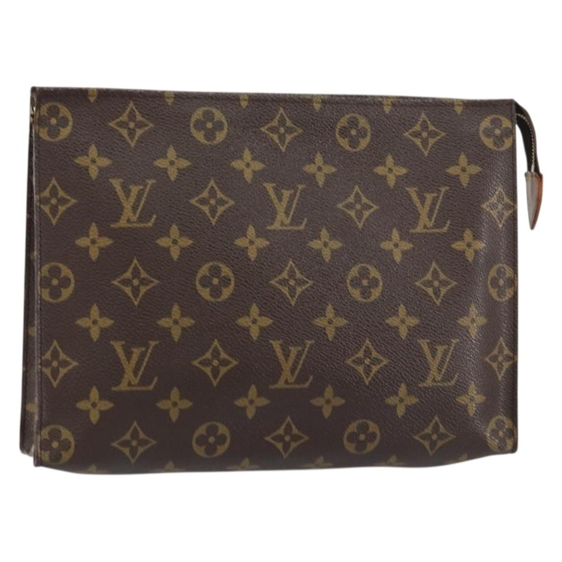 LOUIS VUITTON Monogram Poche Toilette 26 Pouch M47542 France: LOUIS VUITTON Monogram Poche Toilette 26 Pouch M47542 France Introducing the LOUIS VUITTON Monogram Poche Toilette 26 Pouch, a classic accessory that embodies luxury and functionality. Crafted from hi
