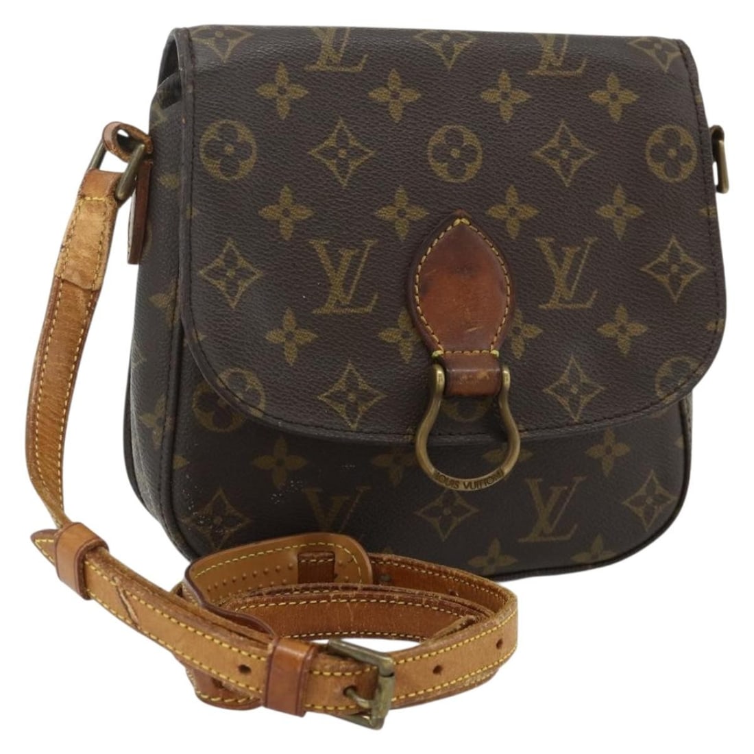 Louis Vuitton Saint Cloud MM Monogram Canvas Shoulder Bag M51243: Louis Vuitton Saint Cloud MM Monogram Canvas Shoulder Bag M51243 This Louis Vuitton Monogram Saint Cloud MM Shoulder Bag (model M51243) is crafted from signature monogram canvas and designed for women