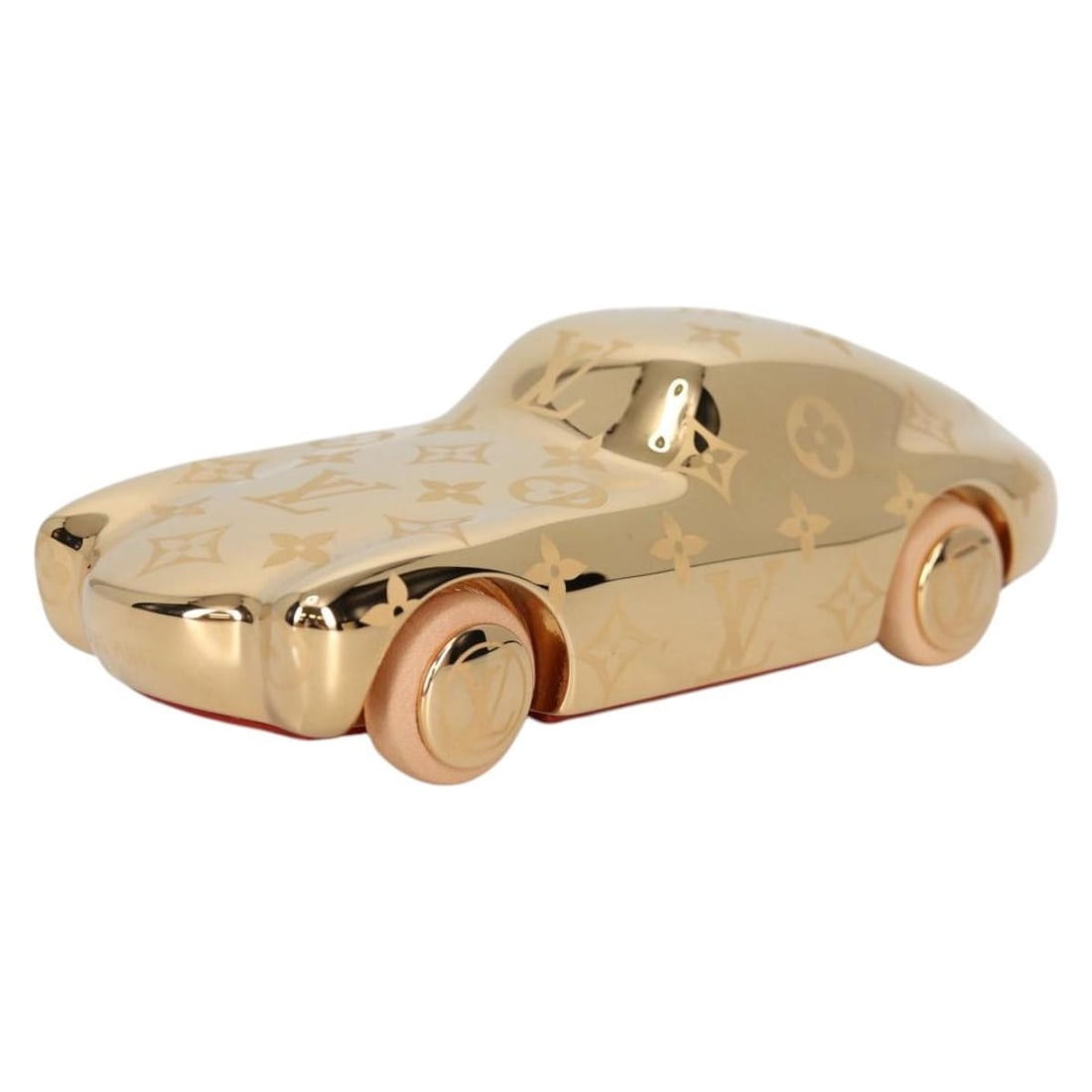 LOUIS VUITTON R97981 Gold Metal Paper Weight with Dust Bag (1 of 14)