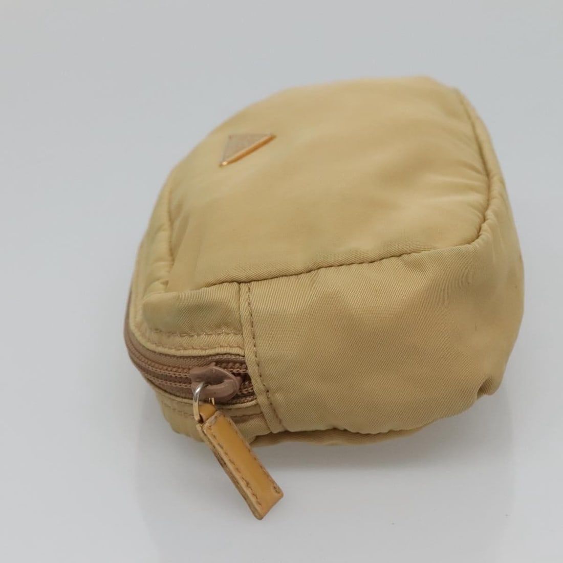 PRADA Nylon Pouch Set Beige Black Authentic Bundle - 4
