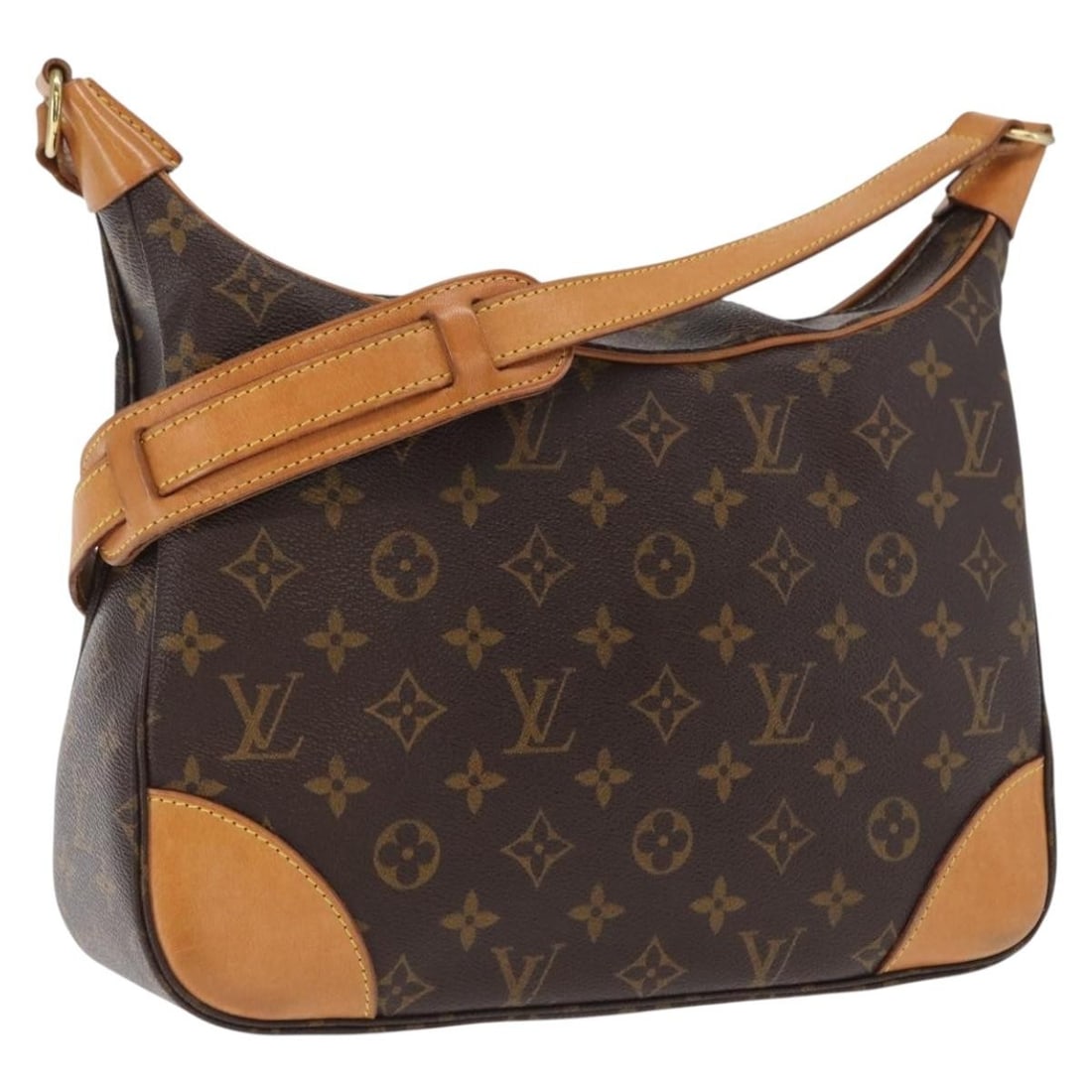Louis Vuitton Boulogne 30 Monogram Canvas Shoulder Bag M51265 USA: Louis Vuitton Boulogne 30 Monogram Canvas Shoulder Bag M51265 USA This Louis Vuitton Monogram Boulogne 30 shoulder bag features the iconic monogram canvas exterior and is designed for women. The bag i