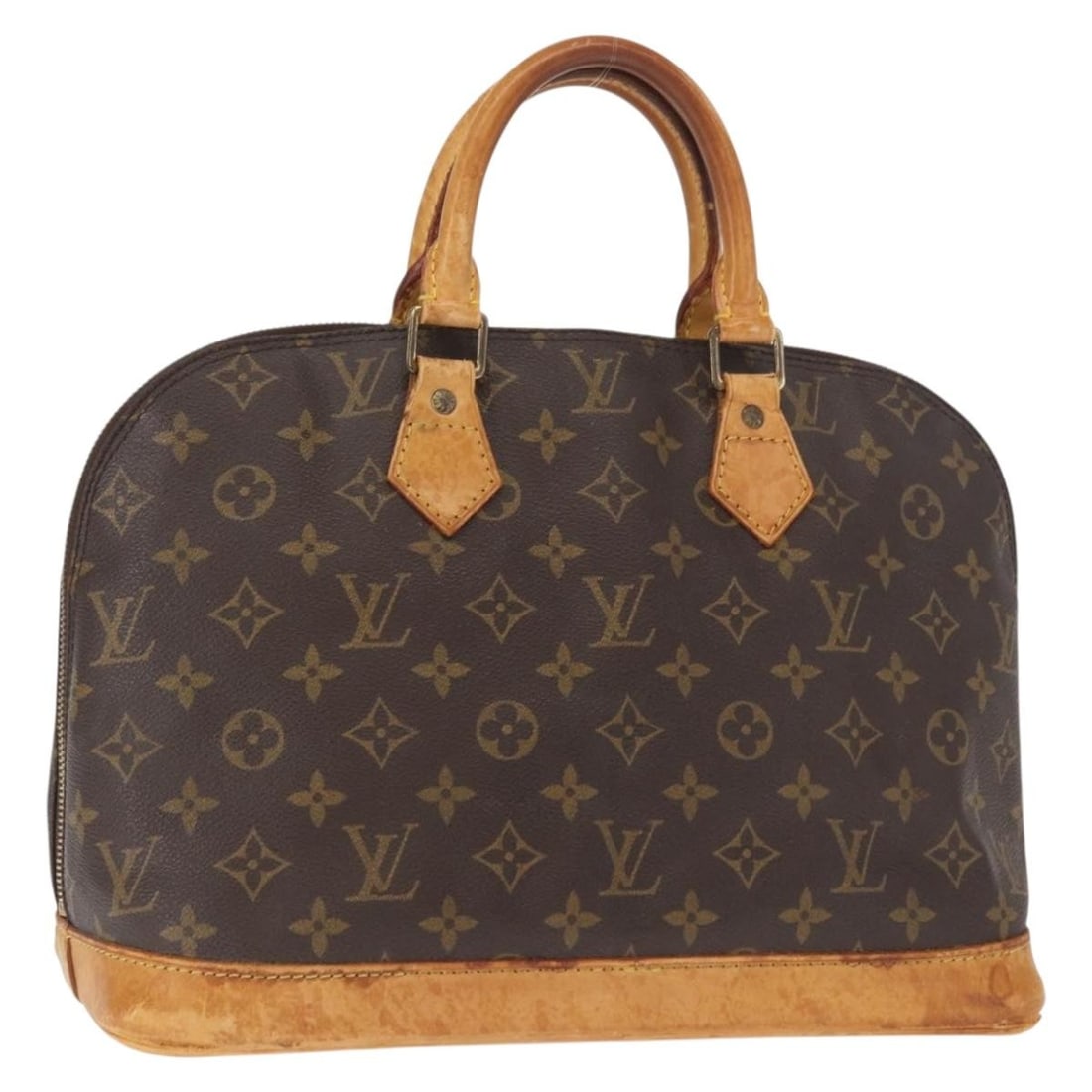 Louis Vuitton Alma Monogram Canvas Handbag M51130 France: Louis Vuitton Alma Monogram Canvas Handbag M51130 France This Louis Vuitton Alma handbag features the iconic Monogram canvas and is designed for women. The bag is made in France and is part of the M51