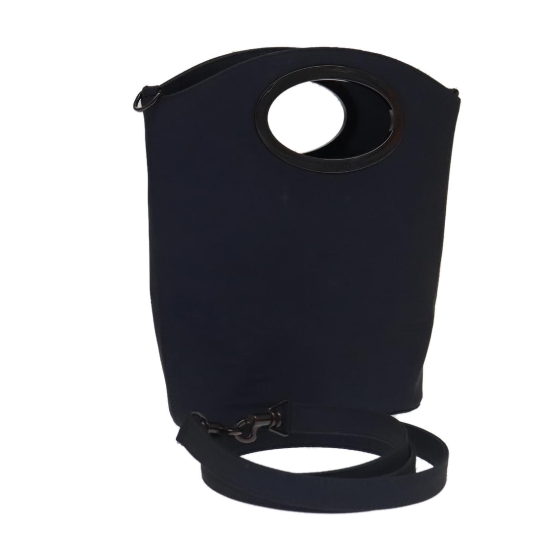 Gucci Nylon Blue Handbag with Shoulder Strap 2way: Gucci Nylon Blue Handbag with Shoulder Strap 2way This GUCCI 2-way handbag is crafted from blue nylon and offers versatile carrying options with its included shoulder strap. Designed for women, the ba