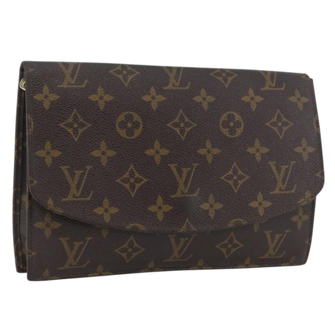 Louis Vuitton Monogram Canvas Pochette Rabat 23 Women's Clutch M51940: Louis Vuitton Monogram Canvas Pochette Rabat 23 Women's Clutch M51940 This Louis Vuitton Monogram Pochette Rabat 23 clutch bag features the iconic monogram canvas exterior with a flap closure. Designe