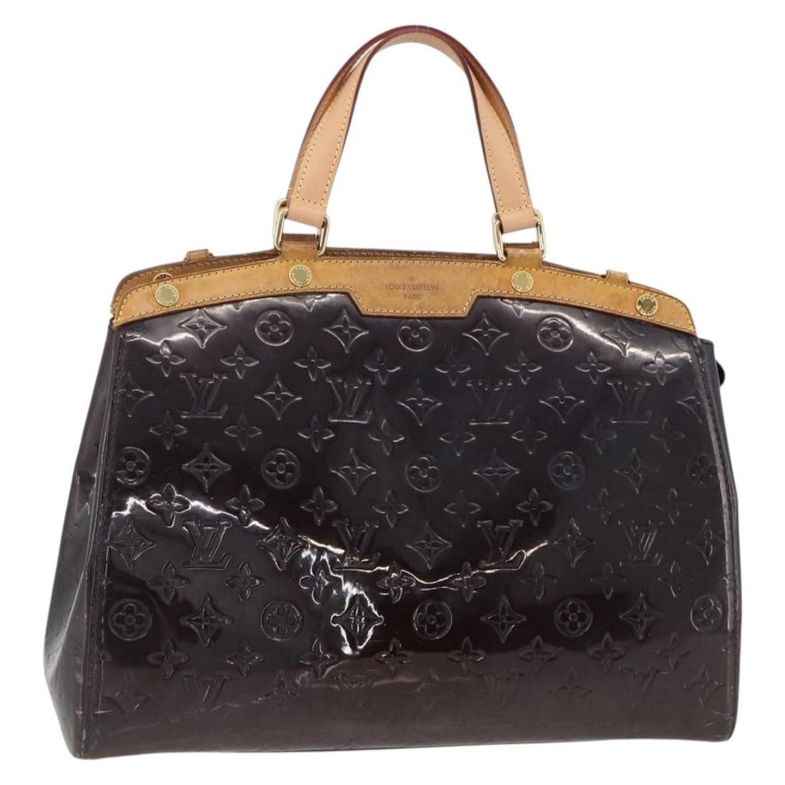 Louis Vuitton Vernis Blair GM Amarante Patent Leather Handbag M91616 (1 of 18)