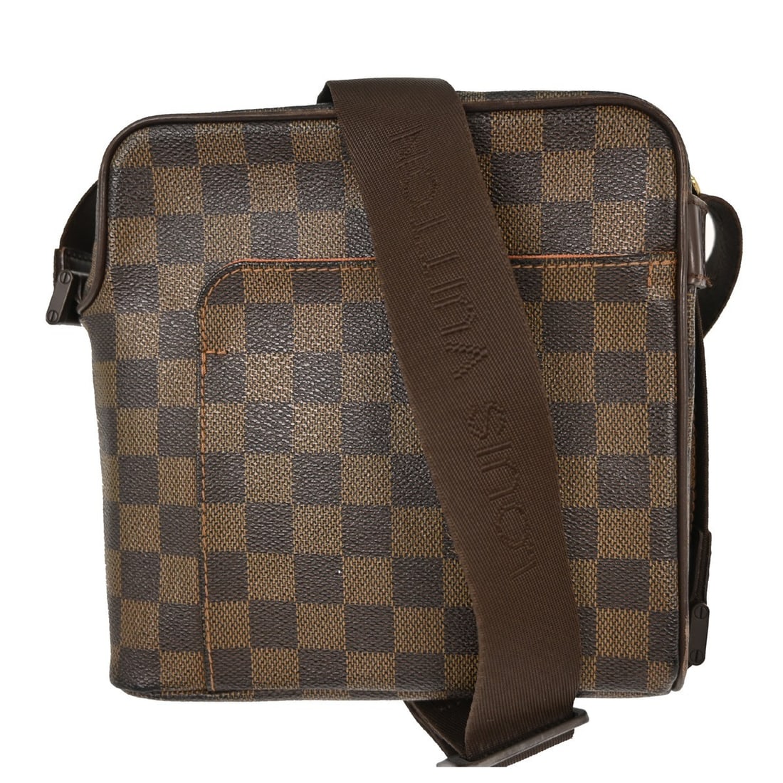 Louis Vuitton Olaf PM Damier Canvas Crossbody Bag Brown N41442 (1 of 9)
