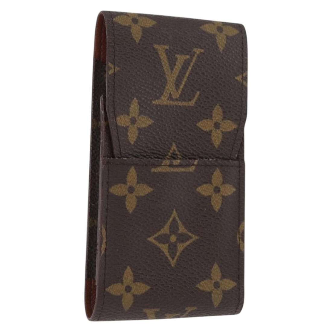 Monogram Canvas Cigarette Holder by Louis Vuitton Model M63024: Monogram Canvas Cigarette Holder by Louis Vuitton Model M63024 This Louis Vuitton Monogram Etui Cigarette Case is crafted from the iconic Monogram Canvas and designed for women. The case features a co