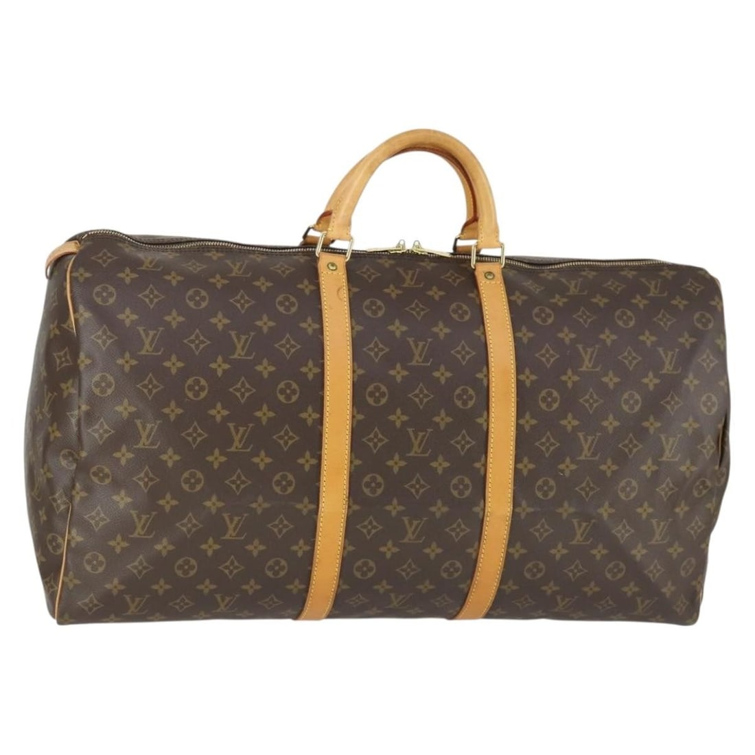 Keepall 60 Monogram Canvas Boston Bag M41422 by Louis Vuitton: Keepall 60 Monogram Canvas Boston Bag M41422 by Louis Vuitton This Louis Vuitton Monogram Keepall 60 Boston Bag features the iconic monogram canvas and classic Boston bag silhouette. Designed for wome