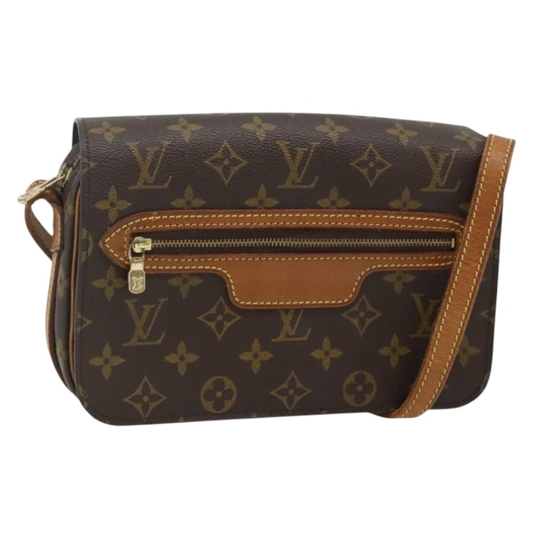 Louis Vuitton Saint Germain Monogram Canvas Shoulder Bag M51210: Louis Vuitton Saint Germain Monogram Canvas Shoulder Bag M51210 This Louis Vuitton Monogram Saint Germain Shoulder Bag (model M51210) is crafted from signature monogram canvas in a classic brown color