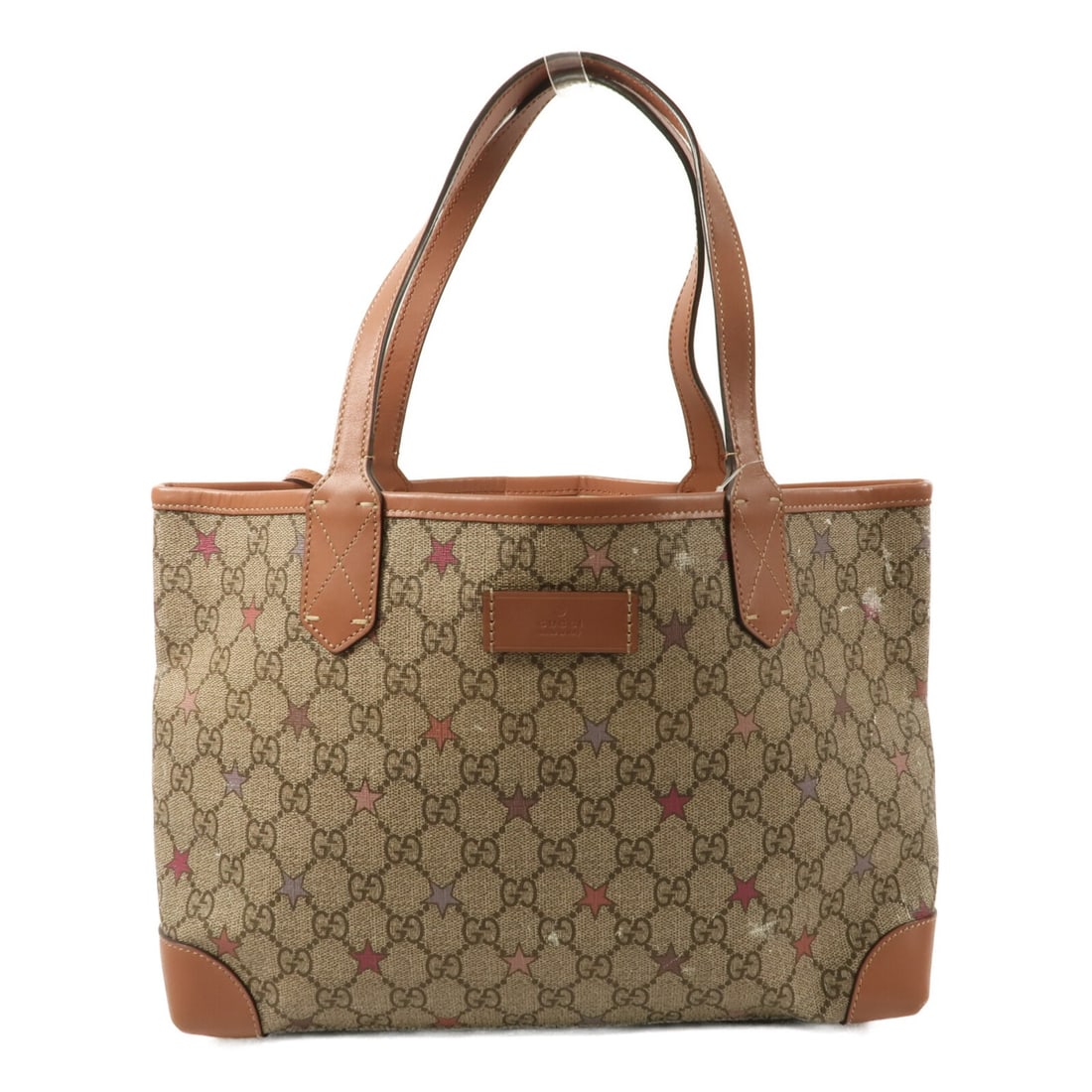 Gucci Star Tote GG Supreme Brown Canvas 309499 (1 of 18)