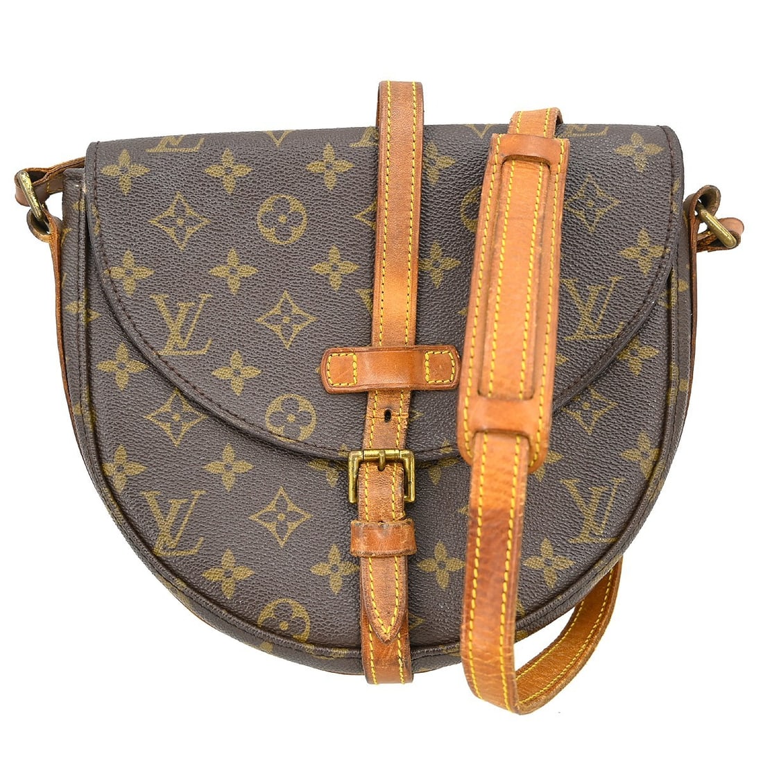 Louis Vuitton Chantilly MM Monogram Canvas Crossbody Shoulder Bag Brown: Louis Vuitton Chantilly MM Monogram Canvas Crossbody Shoulder Bag Brown This is a vintage Louis Vuitton Chantilly MM crossbody shoulder bag featuring the iconic monogram canvas leather exterior. The b