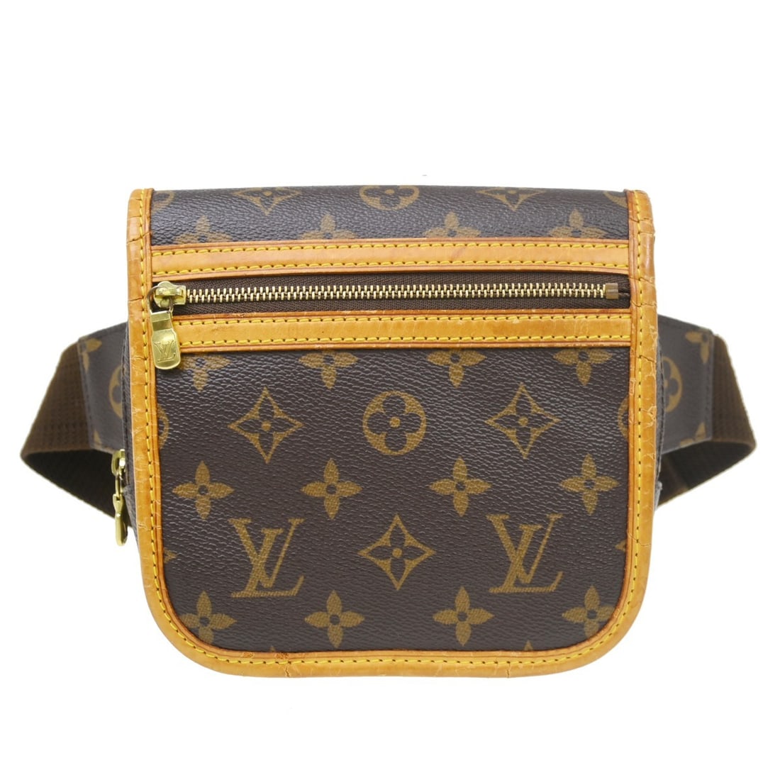 Louis Vuitton Bosphore Monogram Waist Bum Bag M40108: Louis Vuitton Bosphore Monogram Waist Bum Bag M40108 This Louis Vuitton Monogram Bosphore waist bum bag features the signature monogram canvas with leather accents and gold-tone hardware. Designed in 