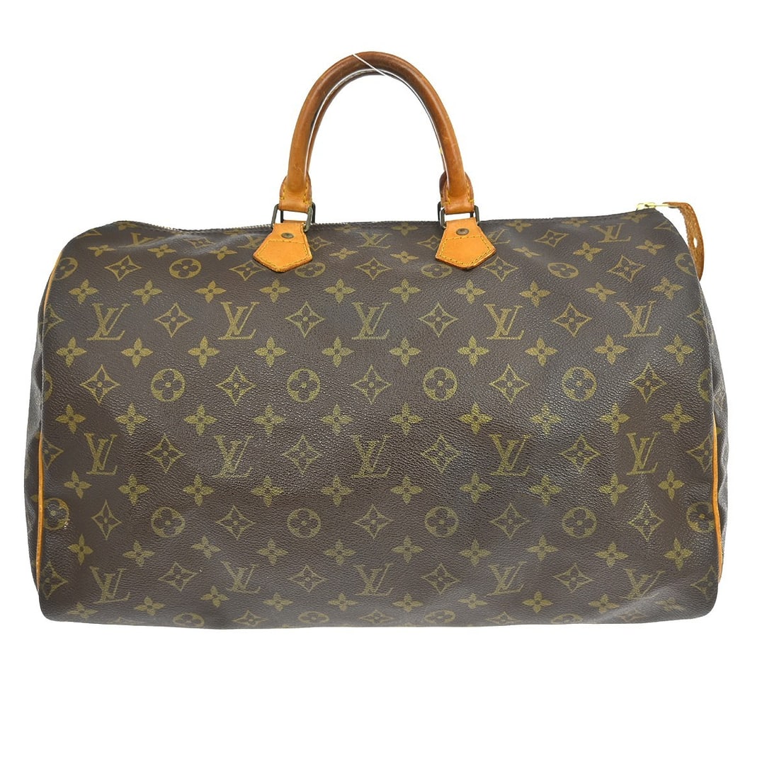 Louis Vuitton Speedy 40 Monogram Canvas Large Duffle Bag M41522: Louis Vuitton Speedy 40 Monogram Canvas Large Duffle Bag M41522 This is a vintage Louis Vuitton Speedy 40 duffle handbag crafted from the iconic monogram canvas leather. The bag features a large size 