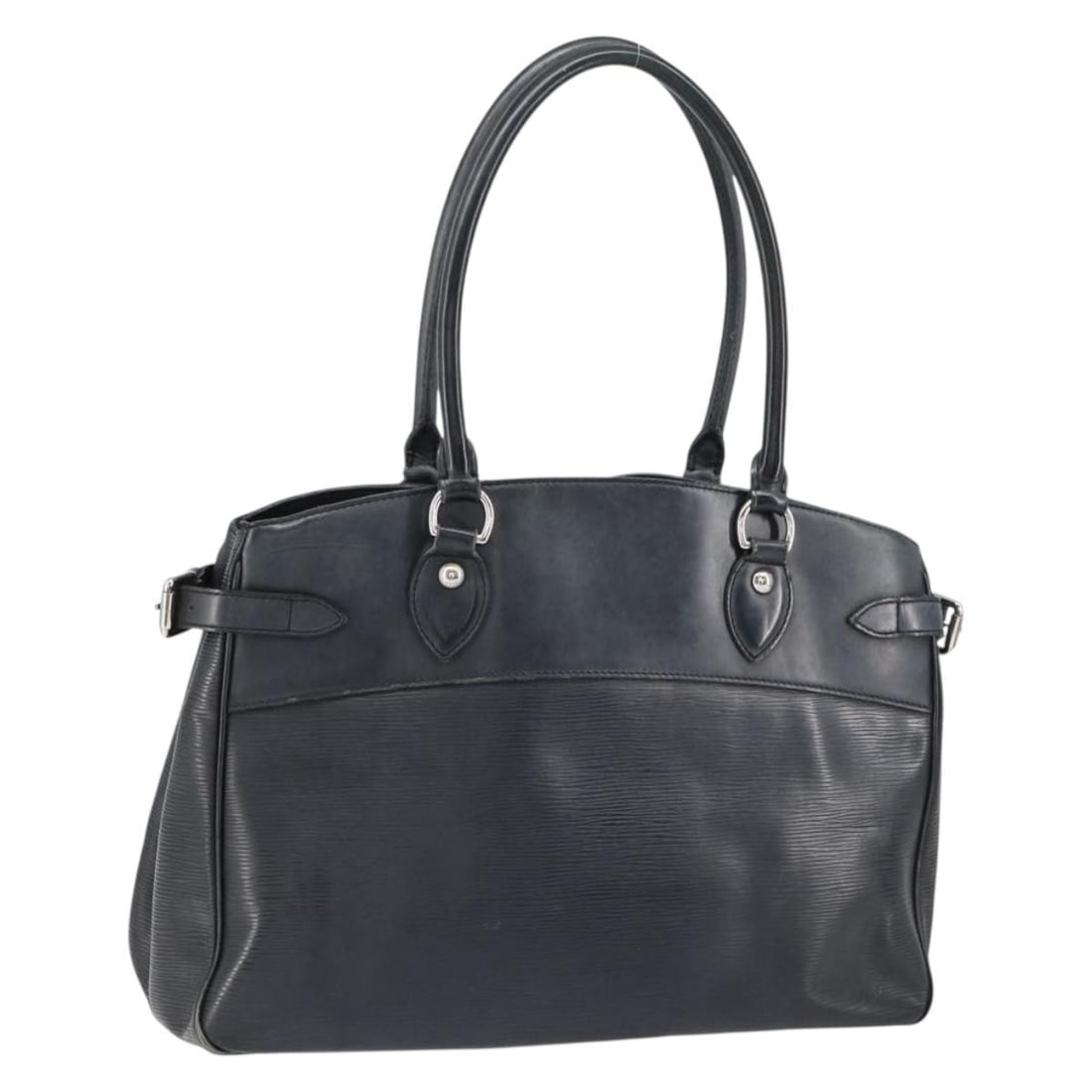LOUIS VUITTON Epi Passy GM Black Hand Bag M59252 Auth: LOUIS VUITTON Epi Passy GM Black Hand Bag M59252 Auth This LOUIS VUITTON Epi Passy GM Hand Bag is a sophisticated accessory crafted from premium Epi Leather in a timeless black color. The bag measures