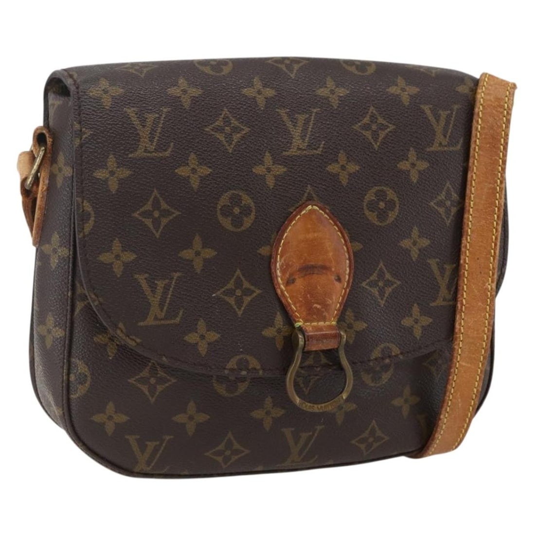 Saint Cloud GM Monogram Canvas Shoulder Bag by Louis Vuitton M51242: Saint Cloud GM Monogram Canvas Shoulder Bag by Louis Vuitton M51242 This is a Louis Vuitton Monogram Saint Cloud GM shoulder bag crafted from signature monogram canvas. The bag features an adjustable 