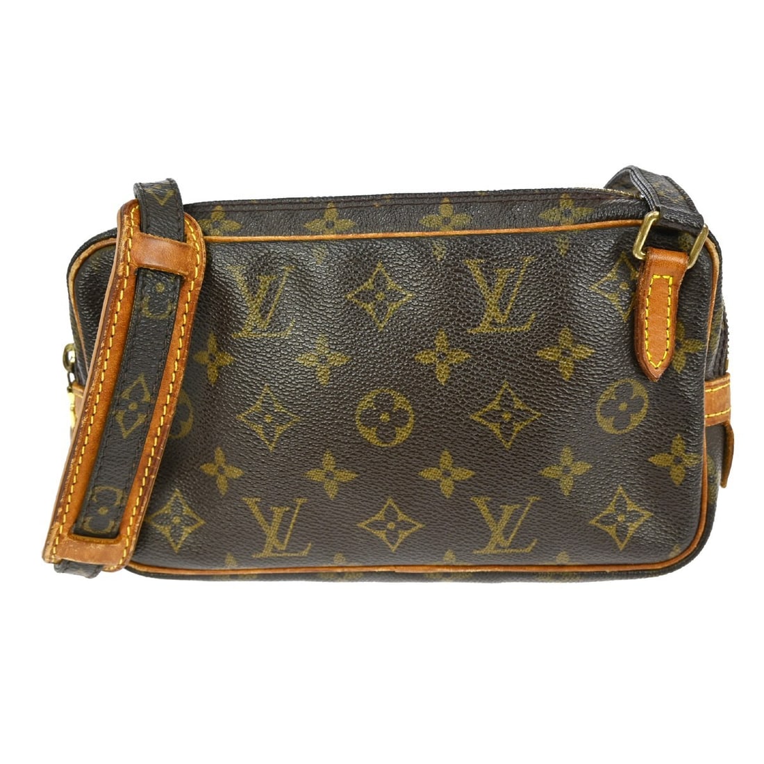 Louis Vuitton Marly Bandouliere Monogram Mini Crossbody Bag M51828: Louis Vuitton Marly Bandouliere Monogram Mini Crossbody Bag M51828 This Louis Vuitton Marly Bandouliere shoulder bag features the iconic monogram pattern and a mini crossbody style. Made from leather 