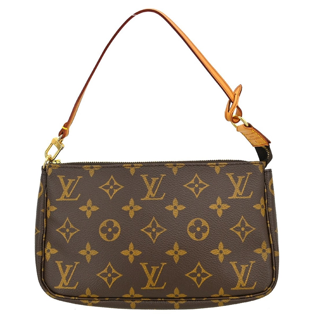 Louis Vuitton Monogram Canvas Pochette Accessoires Small Pouch Bag M51980: Louis Vuitton Monogram Canvas Pochette Accessoires Small Pouch Bag M51980 This Louis Vuitton Monogram Pochette Accessoires handbag features the iconic monogram canvas leather in brown with a classic p
