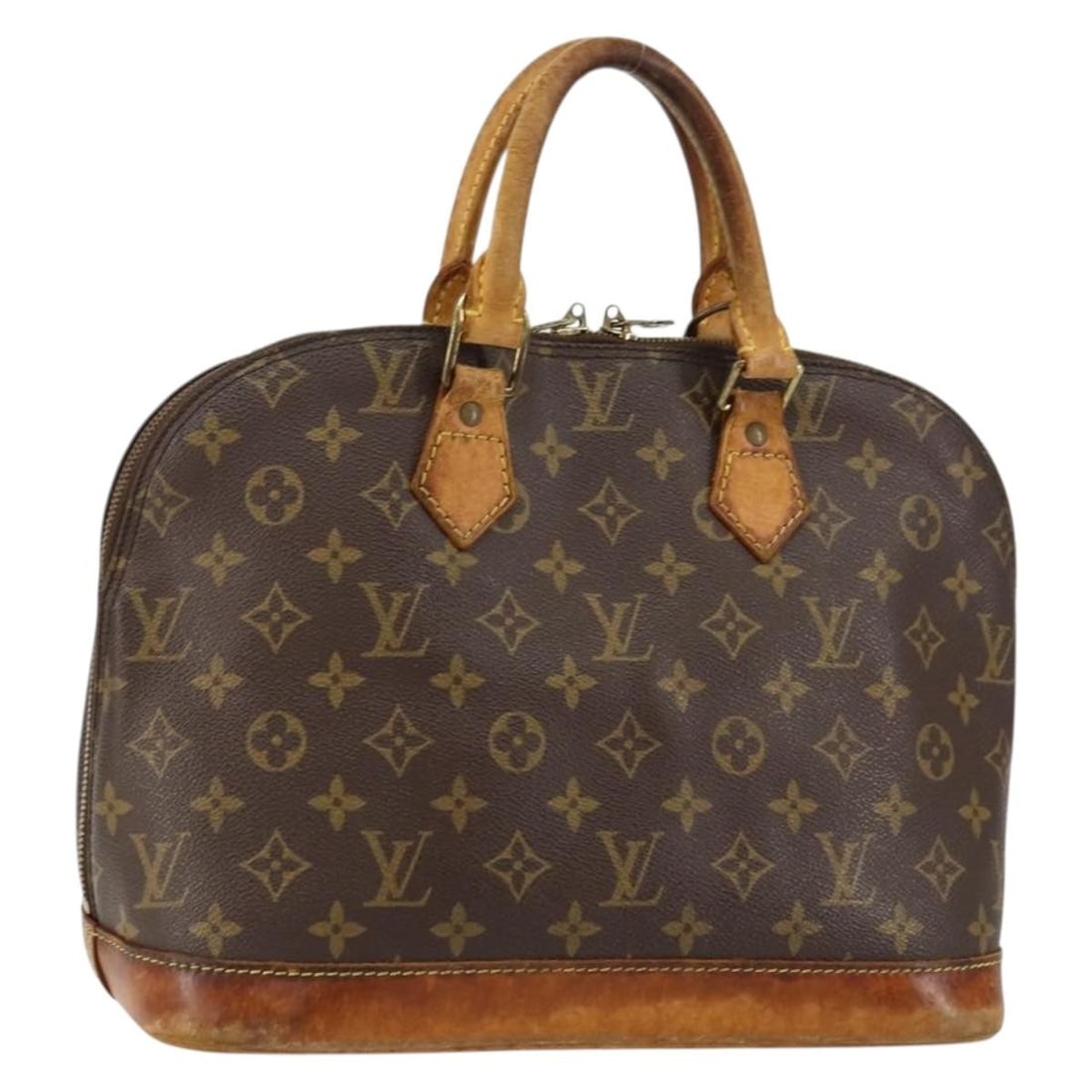 LOUIS VUITTON Monogram Alma Hand Bag M51130 Auth VI0946: LOUIS VUITTON Monogram Alma Hand Bag M51130 Auth VI0946 This authentic LOUIS VUITTON Monogram Alma Hand Bag (M51130) is a stylish and iconic accessory crafted in France. The exterior is made from dura