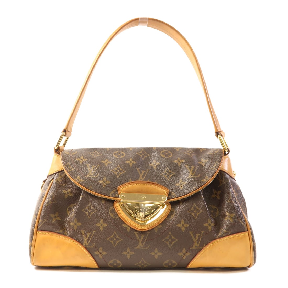 LOUIS VUITTON Beverly MM Shoulder Bag Monogram Brown GHW M40121: LOUIS VUITTON Beverly MM Shoulder Bag Monogram Brown GHW M40121 The Louis Vuitton Beverly MM Shoulder Bag is a stylish and functional accessory made from high-quality PVC coated canvas. This eye-catch