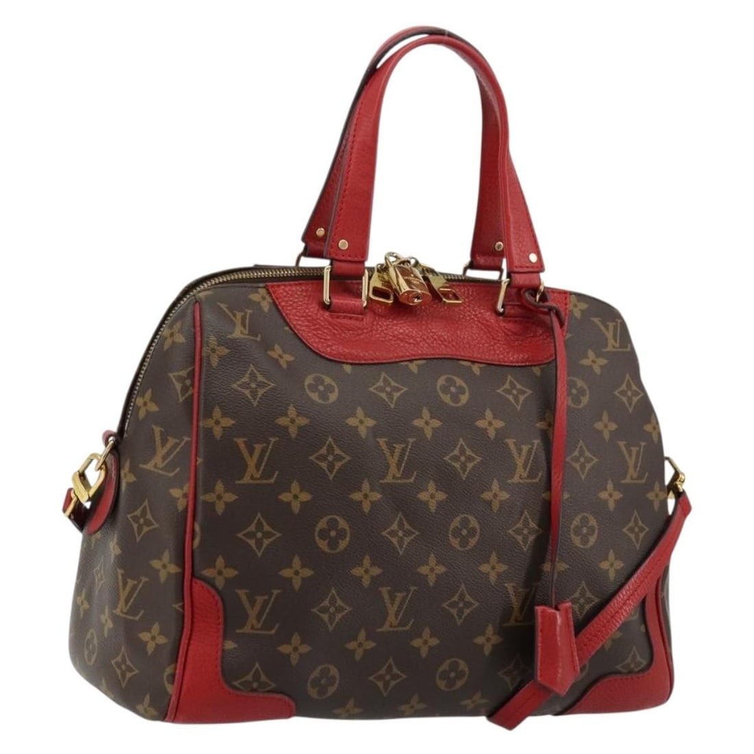 Louis Vuitton Retiro Monogram Canvas 2way Shoulder Handbag M40546: Louis Vuitton Retiro Monogram Canvas 2way Shoulder Handbag M40546 This Louis Vuitton Monogram Retiro is a versatile handbag that can be carried by hand or worn as a shoulder bag with the included stra