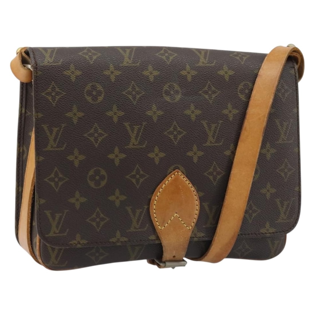 Louis Vuitton Cartouchiere GM Monogram Canvas Shoulder Bag M51252: Louis Vuitton Cartouchiere GM Monogram Canvas Shoulder Bag M51252 This Louis Vuitton Monogram Cartouchiere GM Shoulder Bag features the classic monogram canvas and is designed for women. The bag inclu