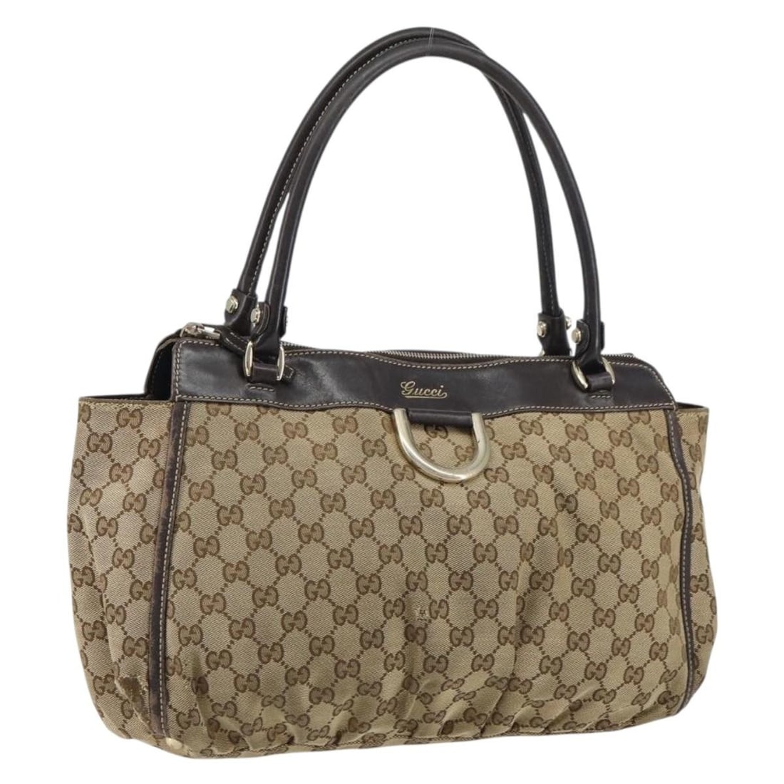 GUCCI GG Canvas Abbey Tote Bag Beige Gold 189831 Authentic Italy: GUCCI GG Canvas Abbey Tote Bag Beige Gold 189831 Authentic Italy This GUCCI GG Canvas Abbey Tote Bag combines elegance and practicality, featuring a sophisticated beige and gold color scheme. Crafted 