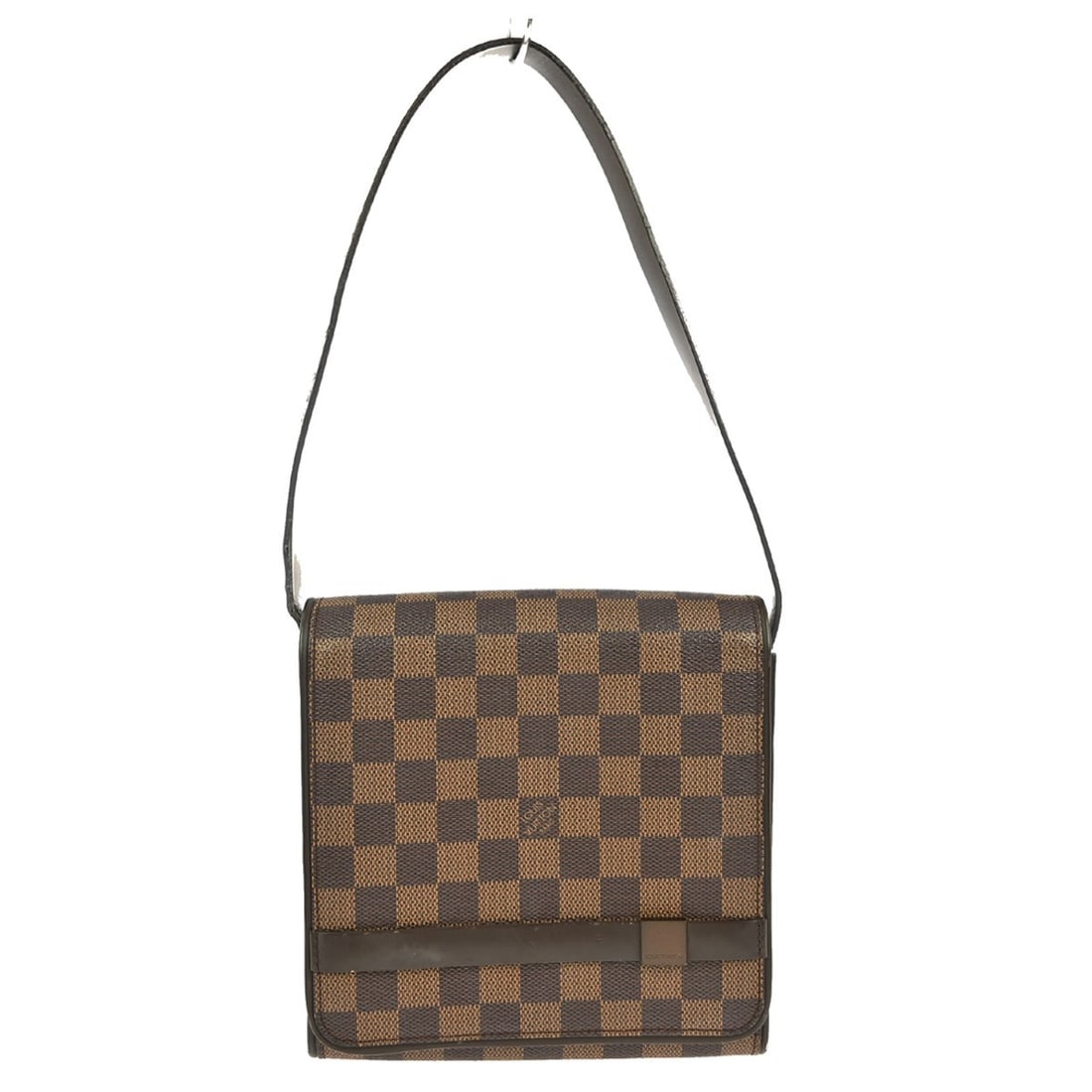 Louis Vuitton Tribeca Damier Mini Carre Top Handle Bag: Louis Vuitton Tribeca Damier Mini Carre Top Handle Bag This Louis Vuitton Damier Tribeca Mini Carre handbag features the iconic brown check pattern and is crafted from Damier canvas leather. Designed 