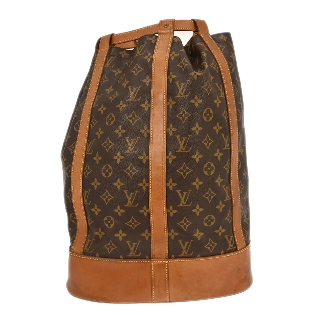 Louis Vuitton Randonnee GM Monogram Canvas Shoulder Bag Drawstring Vintage (1 of 11)
