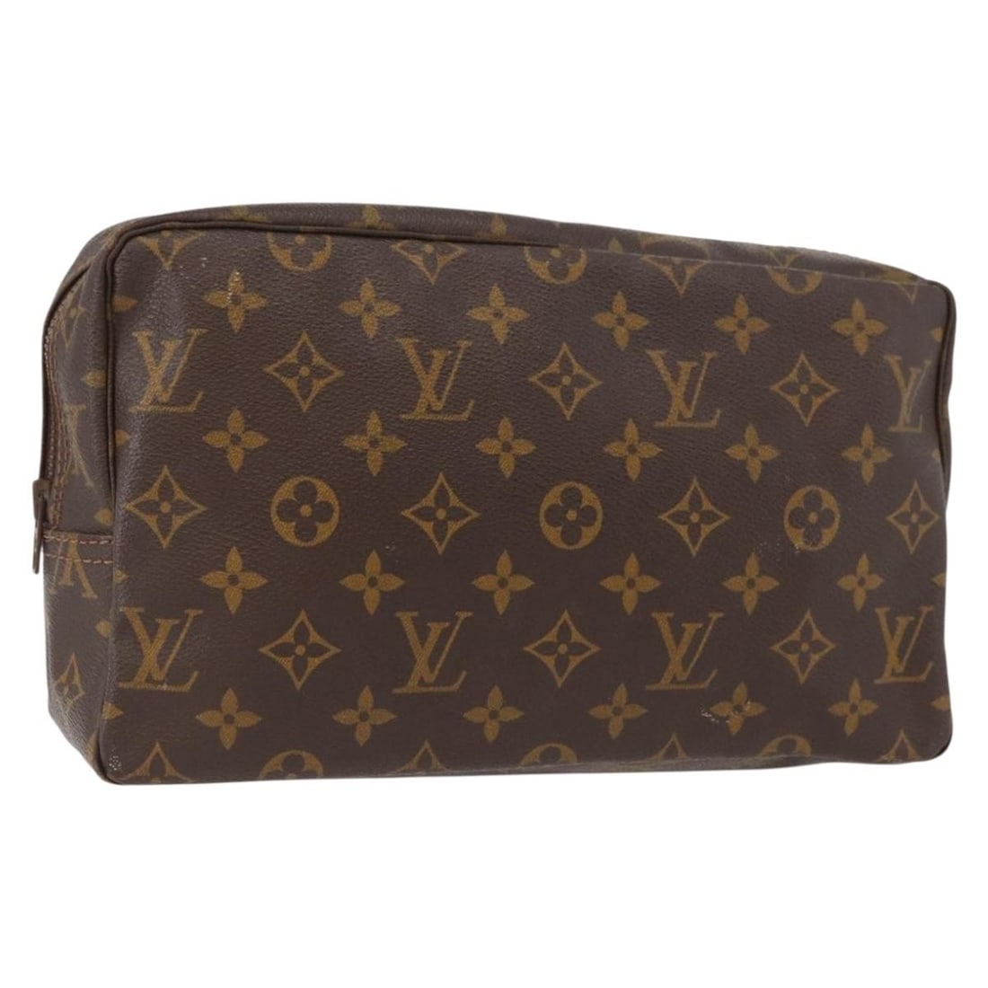 Monogram Canvas Trousse Toilette 28 Clutch Bag M47522 for Women: Monogram Canvas Trousse Toilette 28 Clutch Bag M47522 for Women This Louis Vuitton Monogram Trousse Toilette 28 clutch bag features the iconic Monogram canvas exterior and is designed for women. The b