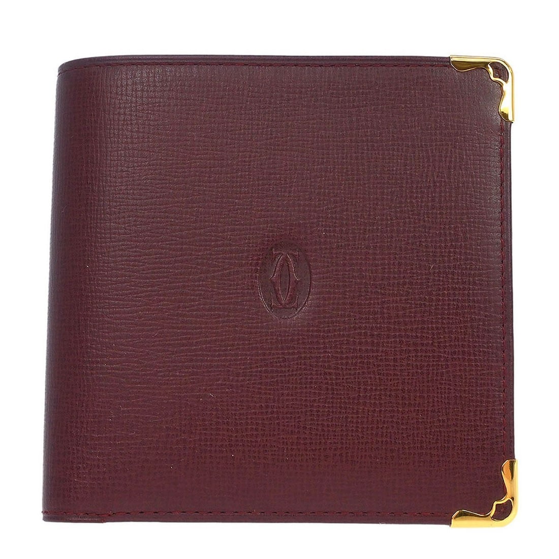 Bordeaux Leather Must de Cartier Women's Bifold Wallet L26 Vintage: Bordeaux Leather Must de Cartier Women's Bifold Wallet L26 Vintage This vintage Cartier Must de Cartier bifold wallet is crafted from leather in a Bordeaux hue. Designed for women, it features a class