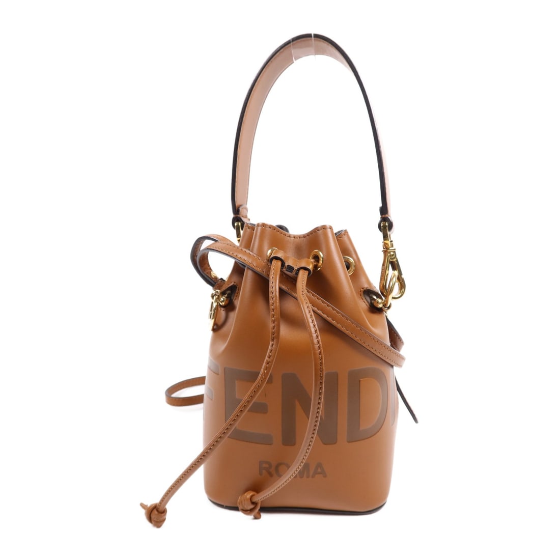FENDI Mon Tresor 2way Shoulder Bag Brown Calfskin 8BS010-AC9L: FENDI Mon Tresor 2way Shoulder Bag Brown Calfskin 8BS010-AC9L Elevate your accessory collection with the FENDI Mon Tresor Shoulder Bag, a stylish and versatile 2-way shoulder bag crafted from premium 