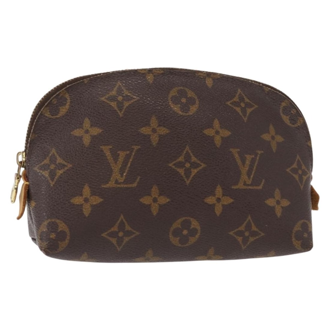 LOUIS VUITTON Monogram Pochette Cosmetic Pouch M43998 Auth Spain: LOUIS VUITTON Monogram Pochette Cosmetic Pouch M43998 Auth Spain This LOUIS VUITTON Monogram Pochette Cosmetic PM Pouch (Model M43998) showcases the iconic Monogram Canvas material in a classic design