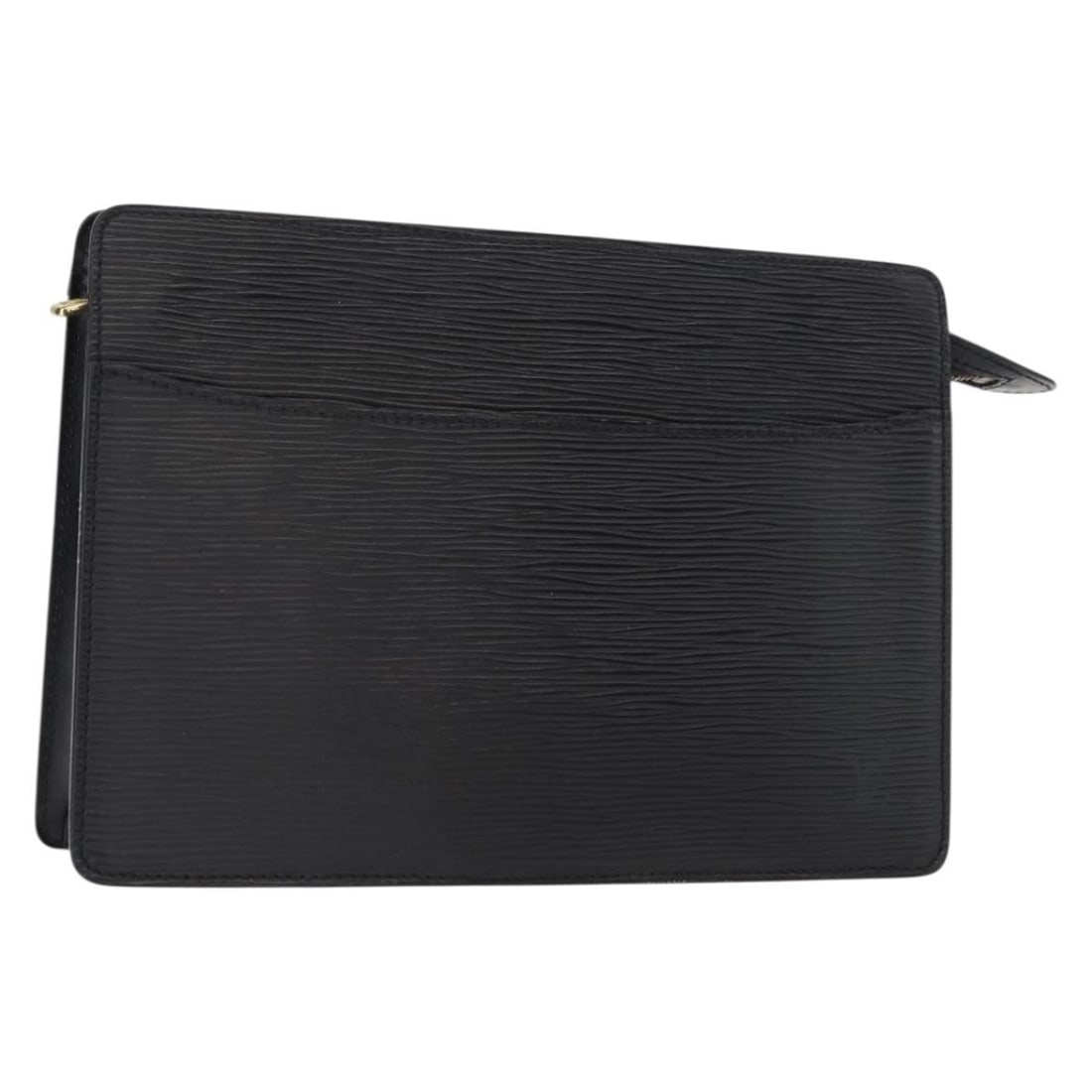 Louis Vuitton Epi Leather Pochette Homme Clutch Black: Louis Vuitton Epi Leather Pochette Homme Clutch Black This pre-owned Louis Vuitton Pochette Homme clutch bag is crafted from black Epi leather, offering a sleek and stylish accessory suitable for vari