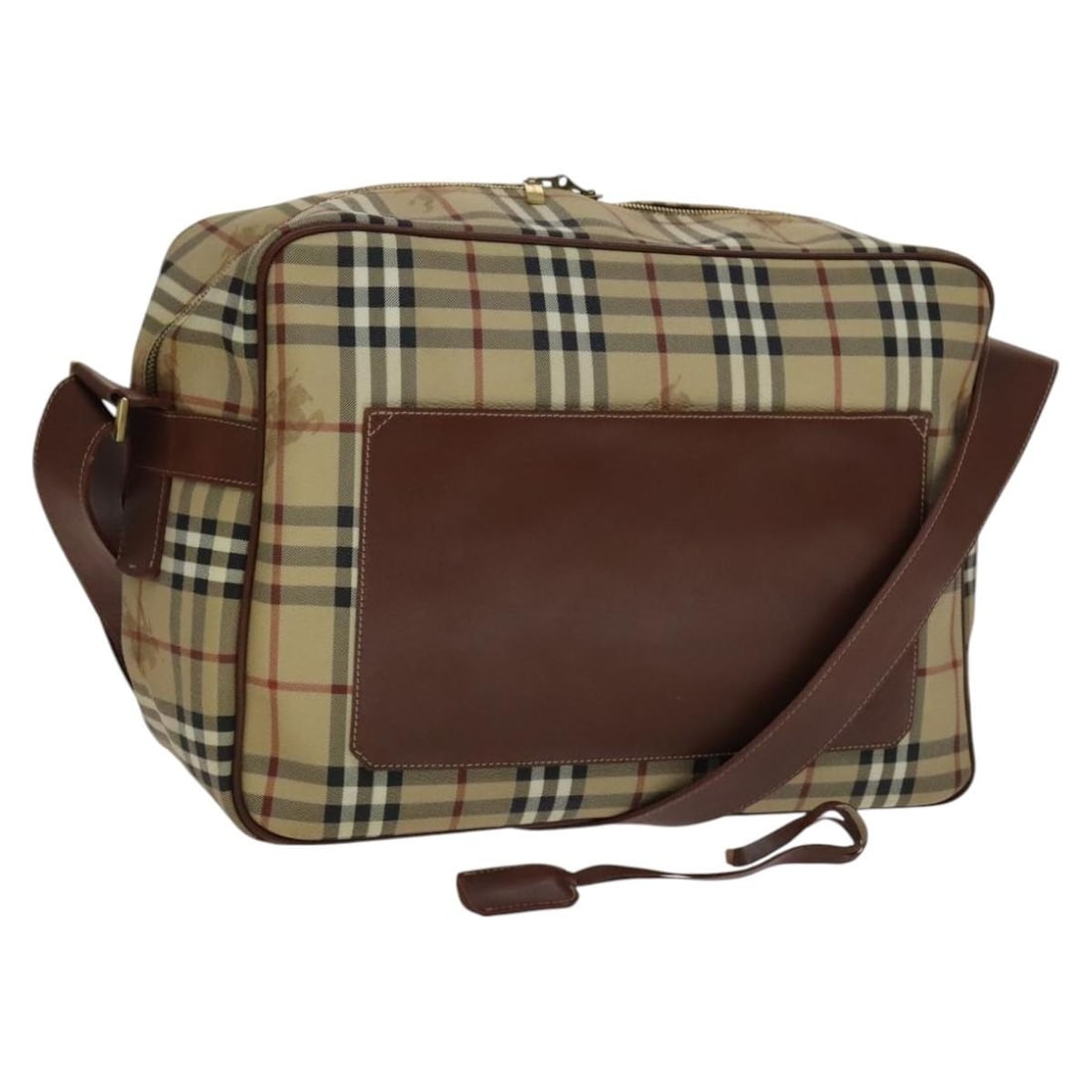 Burberry Beige PVC Nova Check Women's Shoulder Bag with Clochette: Burberry Beige PVC Nova Check Women's Shoulder Bag with Clochette This BURBERRY Nova Check shoulder bag features a classic beige design crafted from PVC leather. Designed for women, it includes a cloc