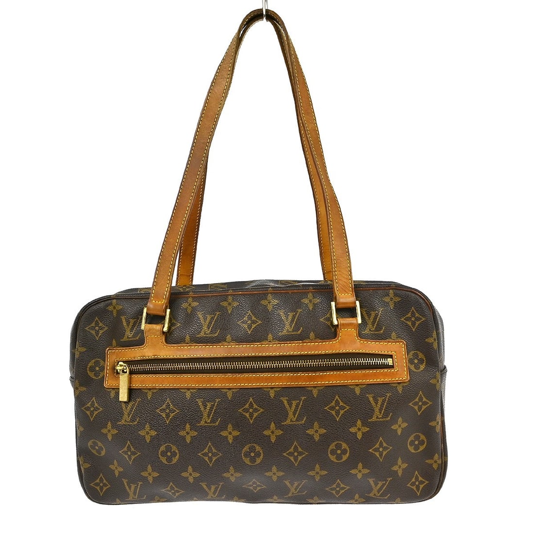 Louis Vuitton Cite GM Monogram Canvas Large Shoulder Bag Brown M51181: Louis Vuitton Cite GM Monogram Canvas Large Shoulder Bag Brown M51181 This Louis Vuitton Cite GM shoulder bag features the signature Monogram canvas leather in brown, designed with double handles and 