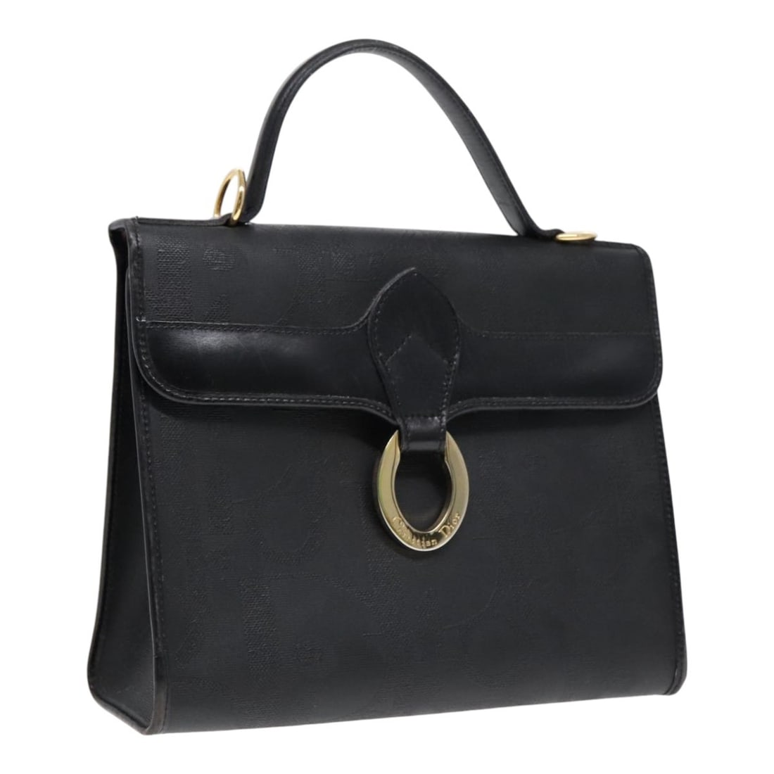 Christian Dior Black and Gold Trotter Canvas Women's Handbag France: Christian Dior Black and Gold Trotter Canvas Women's Handbag France This Christian Dior Trotter Canvas handbag features a black and gold color scheme with the iconic Trotter canvas exterior. Designed 