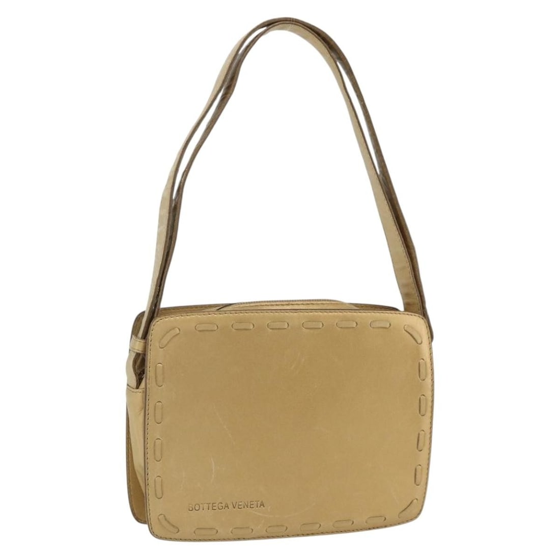 Bottega Veneta Gold Leather Shoulder Bag Italy: Bottega Veneta Gold Leather Shoulder Bag Italy This Bottega Veneta shoulder bag is crafted from gold leather and features a compact silhouette with an adjustable shoulder strap. Made in Italy, it is d