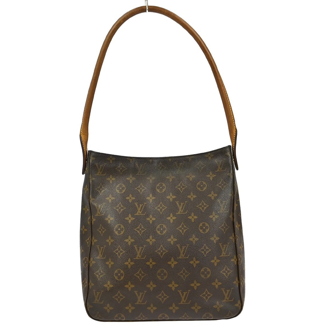 Louis Vuitton Looping GM Monogram Canvas Tote Bag: Louis Vuitton Looping GM Monogram Canvas Tote Bag This Louis Vuitton Looping GM handbag features the iconic monogram canvas leather exterior with a top handle design and a secure zipper closure. The b
