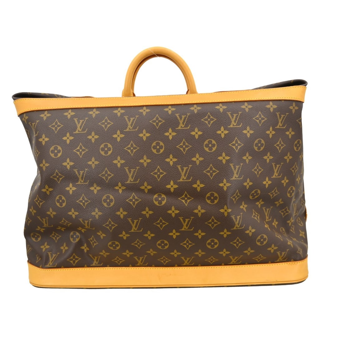 Louis Vuitton Monogram Canvas Cruiser 50 Extra Large Travel Top Handle Bag: Louis Vuitton Monogram Canvas Cruiser 50 Extra Large Travel Top Handle Bag The Louis Vuitton Monogram Cruiser 50 is an extra-large travel handbag crafted from the signature monogram canvas. Designed f